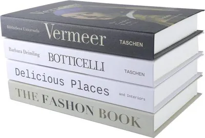 Produktbild von Dekorative Bücher für Hausdeko schwarz weiß 4er Set