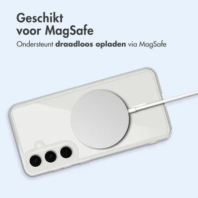 Zdjęcie produktu dla imoshion Protective Backcover z MagSafe dla Samsung Galaxy S25 FE - przezroczysty