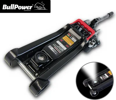 Produktbild von BullPower BP600K Wagenheber 2,25T Low Profile RacingWagenheber 80mm - 365mm mit LED Multifunktions-Hebel, Racing-Sportwagen, Rennsport