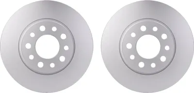 Image de 2x HELLA 8DD 355 112-541 Disque de frein essieu arrière