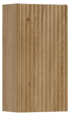 Image de Meuble de rangement salle de bain VANO 57 cm chêne suspendu avec porte