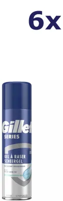 Produktbild von 6x Gillette Series - scheergel - 200ml - revitaliserend