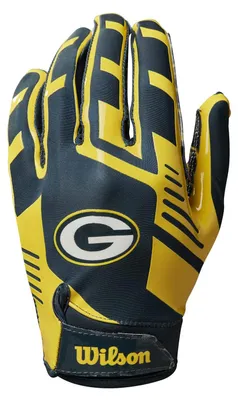 Image de Wilson Youth NFL Stretch Fit Gloves Team Green Bay Packers