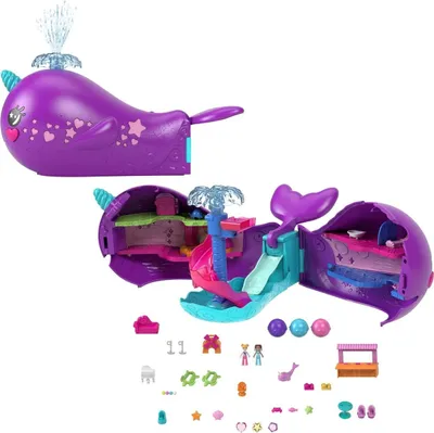 Obrázek produktu pro Polly Pocket HKV71, Akční/dobrodružství, 4 rok/roky, Purpurová, Plast