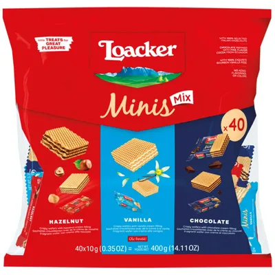 Produktbild von Loacker Minis Mix 40x10g