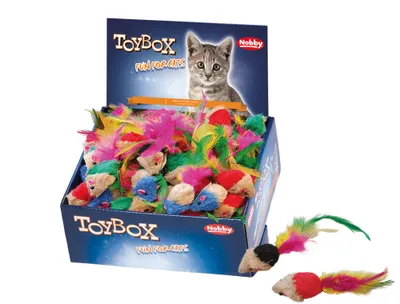 Immagine prodotto di Nobby peluche topo shorthair Display 140 pezzi; 5 cm