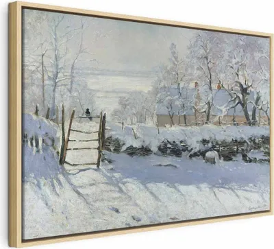 Immagine prodotto di Quadro su tela italiano - La gazza 90x60 cm Riproduzioni l-G-10002-b-a