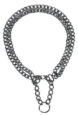 Image de Collier en chaîne à arrêt de train, 2 rangs 40 cm/2,0 mm