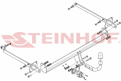 Produktbild von Z547723 Anhängerkupplung passend für RENAULT Megane III 10/2012-08/2016 starr