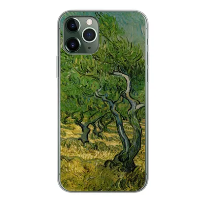 Produktbild von MuchoWow® Handyhülle Schutzhülle Hülle für iPhone 11 Pro Olivenhain - Vincent van Gogh Silikon Softcase Handy Hülle - Handy