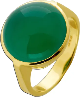 Produktbild von Chrysopras Ring Gold 585 14K grüner Edelstein 14.1ct. 18