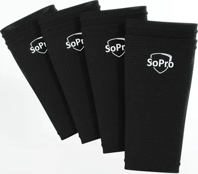 Produktbild von SoPro 2 Paar Schienbeinschoner Halter Fussball für Kinder & Erwachsene - Rutschfester Schienbeinschonerhalter