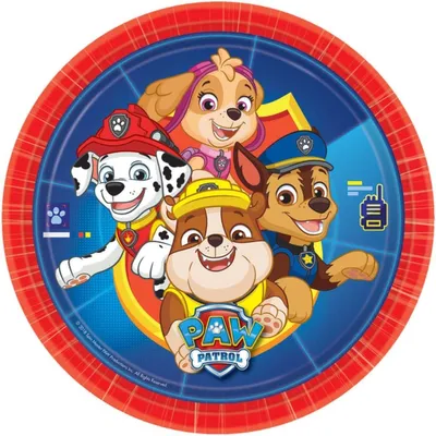 Produktbild von Pappteller Paw Patrol | Durchmesser 22,8 cm, 8 Stück