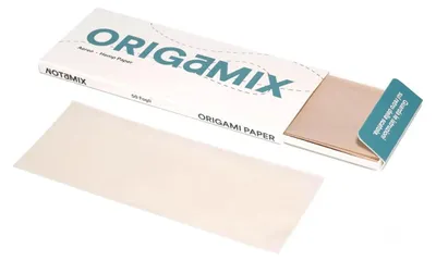 Origami-Papier aus Hanf, 250 Blatt, 4,4 x 10,8 cm