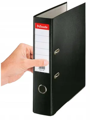 Image de Esselte Classique Reliure A4 75mm Noir Polypropylène
