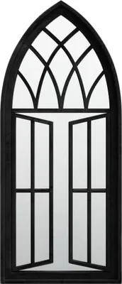 Produktbild von vidaXL Spiegel Schwarz 70x30 cm Eisen für Innenbereich