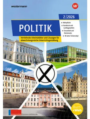 Produktbild von Unterrichtsthemen Politik. Ausgabe 2/2026