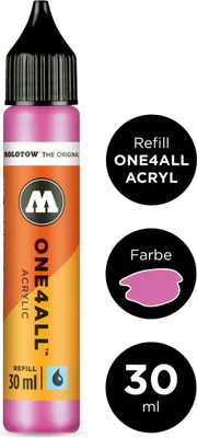 Produktbild von Molotow Nachfüllflasche ONE4ALL ACRYLIC 30 ml, Nr. 231 fuchsiapink