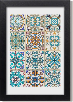 Produktbild von Bild 20x30 MDF-Rahmen, Wandkunst Keramikfliesen