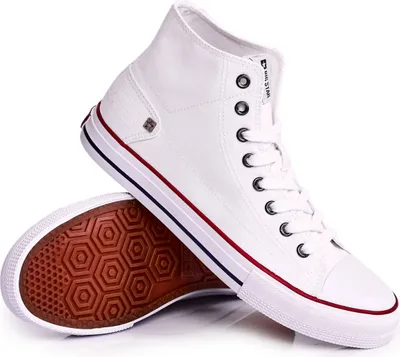 Produktbild von Herren Klassische Hohe Turnschuhe BIG STAR DD174251 Weiß 41