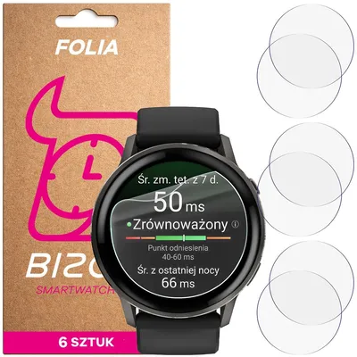 Produktbild von 6x Schutzfolie für den Bildschirm für Garmin Venu 4 45 mm, Bizon Watch HydroFlex