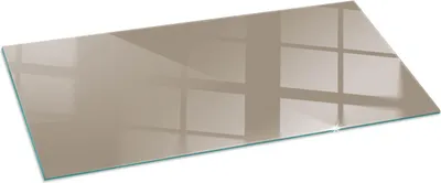 Zdjęcie produktu dla Szklana podstawa do 125x50 cm - piec - płyta kominkowa - szkło ochronne - płyta chroniąca przed iskrami - szklana podstawa ognioodporna - płyta chroniąca przed ciepłem - szklana podstawa ochronna - kolor brązowy