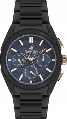 Produktbild von Herrenuhr BEVERLY HILLS BP3213X.690 in Marineblau als modisches Geschenk.