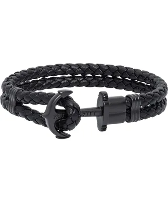 Immagine prodotto di PAUL HEWITT PHREP bracciale ancora nero bracciale in pelle nera