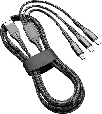 Productafbeelding van 3-in-1 kabel, 1,2 meter