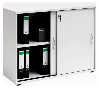 Produktbild von Aktenschrank Manni, lichtgrau, 100,0 x 39,5 x 77,4 cm