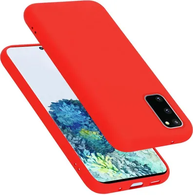 Produktbild von Cadorabo Schutzhülle für Samsung Galaxy S20 FE Hülle in Rot Handyhülle Case Cover TPU Etui