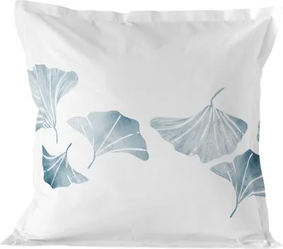 Produktbild von Ginkgo Kissenbezug  80x80 cm 100% Baumwolle Hergestellt in Europa