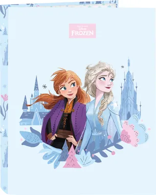 Obrázok produktu pre Krúžkový zakladač Frozen Ice magic Modrá A4 26,5 x 33 x 4 cm