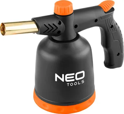 Produktbild von NEO TOOLS Gas-Lötlampe 1,7 kW – Piezo-Zündung, 360° Überkopf-System, 190 g Kartusche, 1300°C Temperatur