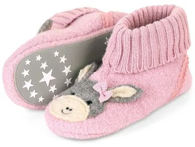 Produktbild von Sterntaler Hausschuhe Emmi Girl - Mädchen Hausschuhe aus Wollfilz - Baby und Kin