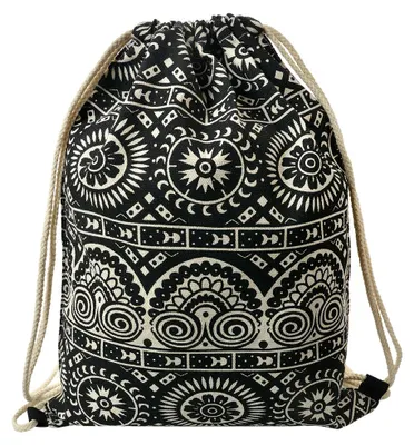 Imagen del producto de Mochila Clayre & Eef, 34x43 cm, color negro, material sintético