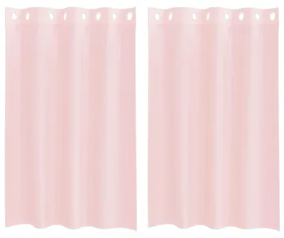 Obrázok produktu pre vidaXL Voálové záclony s očkami 2 ks. Svetloružové 140x175 cm