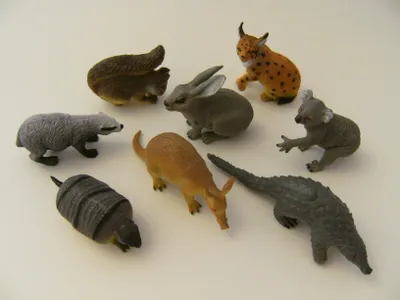 Produktbild von Waldtiere Wildtiere Zootiere 8er Spieltiere Spielzeug Tiere Tier Figur Figuren, Set 2