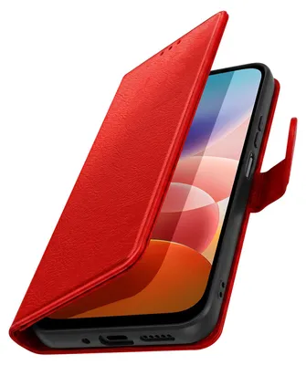 Immagine prodotto di Avizar, custodia a libro per Xiaomi Redmi 17, con funzione stand, colore rosso
