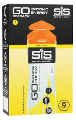 Produktbild von SIS GO Isotonic Energy Gels (6x60ml) Orange - Energie & Ausdauer - Energie-Gel