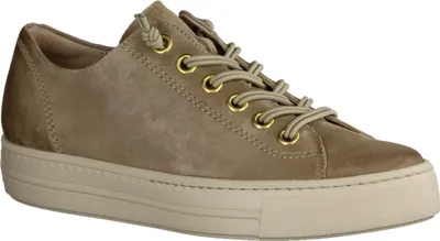 Produktbild von Paul Green 4081-557 Damenschuhe, Sneaker, Leder, Hellbraun, Wechselfußbett - Damenschuhe Top Trends, Braun, leder (twice)