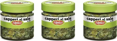 Produktbild von 3x D'Amico Capperi alSalzkapern Glas 70g Kapern