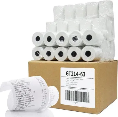 Produktbild von Famanu Thermopapierrollen 50 Stück - für Zahlungsgeräte
