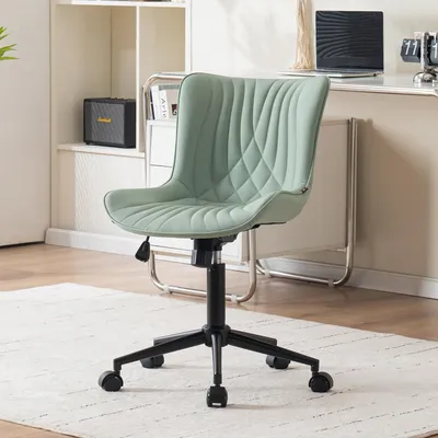 Imagen del producto de Silla de oficina ergonómica con ruedas y ajuste de altura