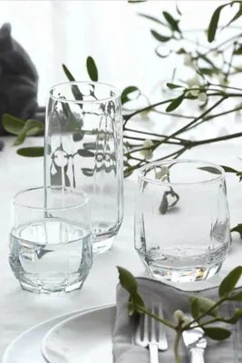 Obrázok produktu pre MOB, Sada pohárov (18 ks.) - Diaz (priehľadná)