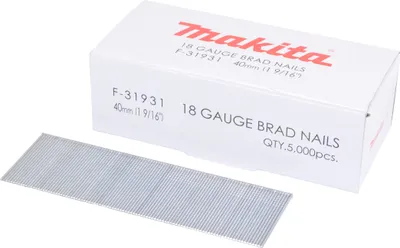 Produktbild von Makita 18 Ga Stauchkopfnagel Box Draht Ø 1,2 Mm, 40 Mm (5.000 Stück )