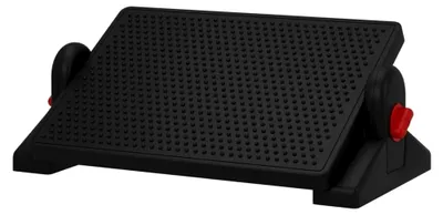 Produktbild von Ergonomische Fußstütze mit Massagefläche, höhenverstellbar, schwarz, 50x30,5x17cm