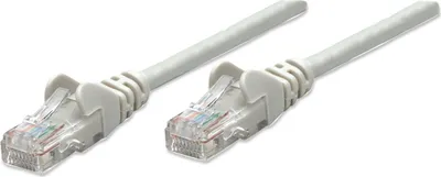 Produktbild von INTELLINET Patchkabel RJ45 U/UTP Cat6 7.50m Hebelschutz grau