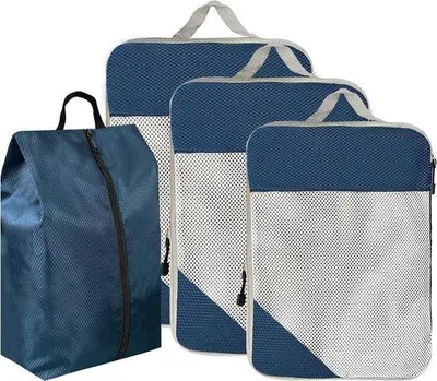 Productafbeelding van Famanu Compressiezakken - 4 stuks, zwart