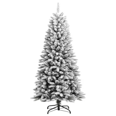 Obrázok produktu pre vidaXL Umelý vianočný stromček zasnežený 120 cm PVC&PE